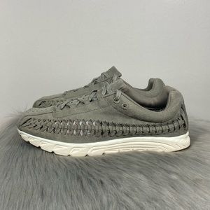 Nike Mayfly Woven Gray Women Dark Stucco Gum Shoes Sneakers